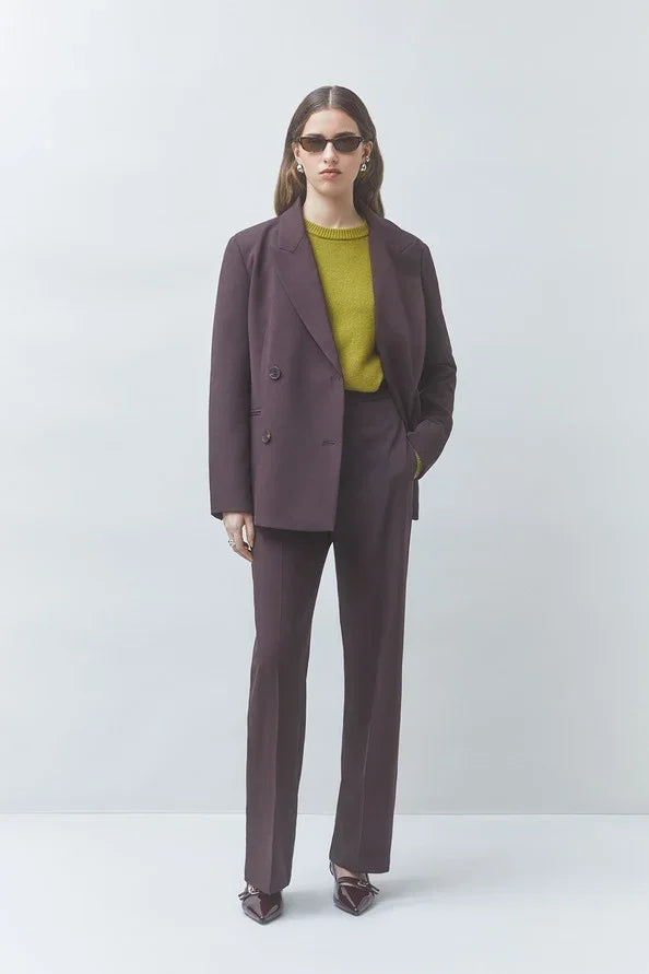 Suncoo Veste Diary kavaj i färgen 53-Prune