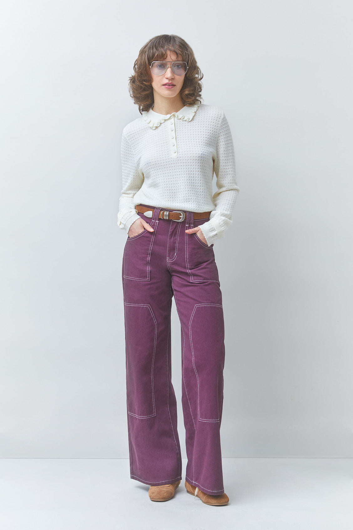 Pull Perigi - 01-BLANC CASSE – bild 1