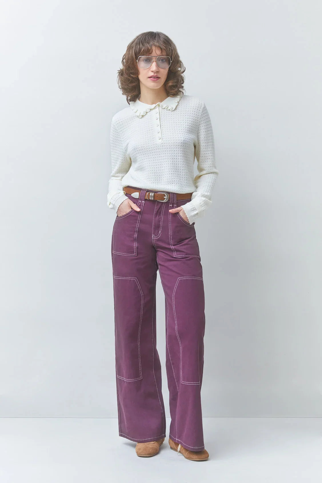Pull Perigi - 01-BLANC CASSE – bild 1