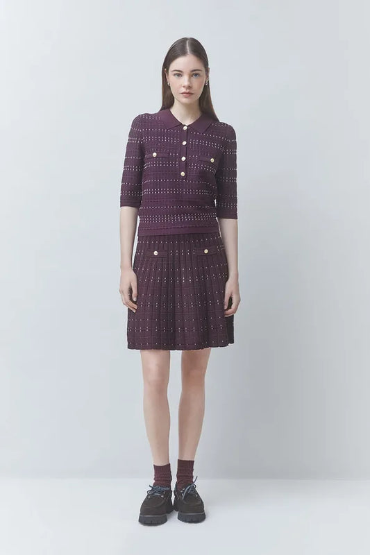 Fradela Skirt - Prune