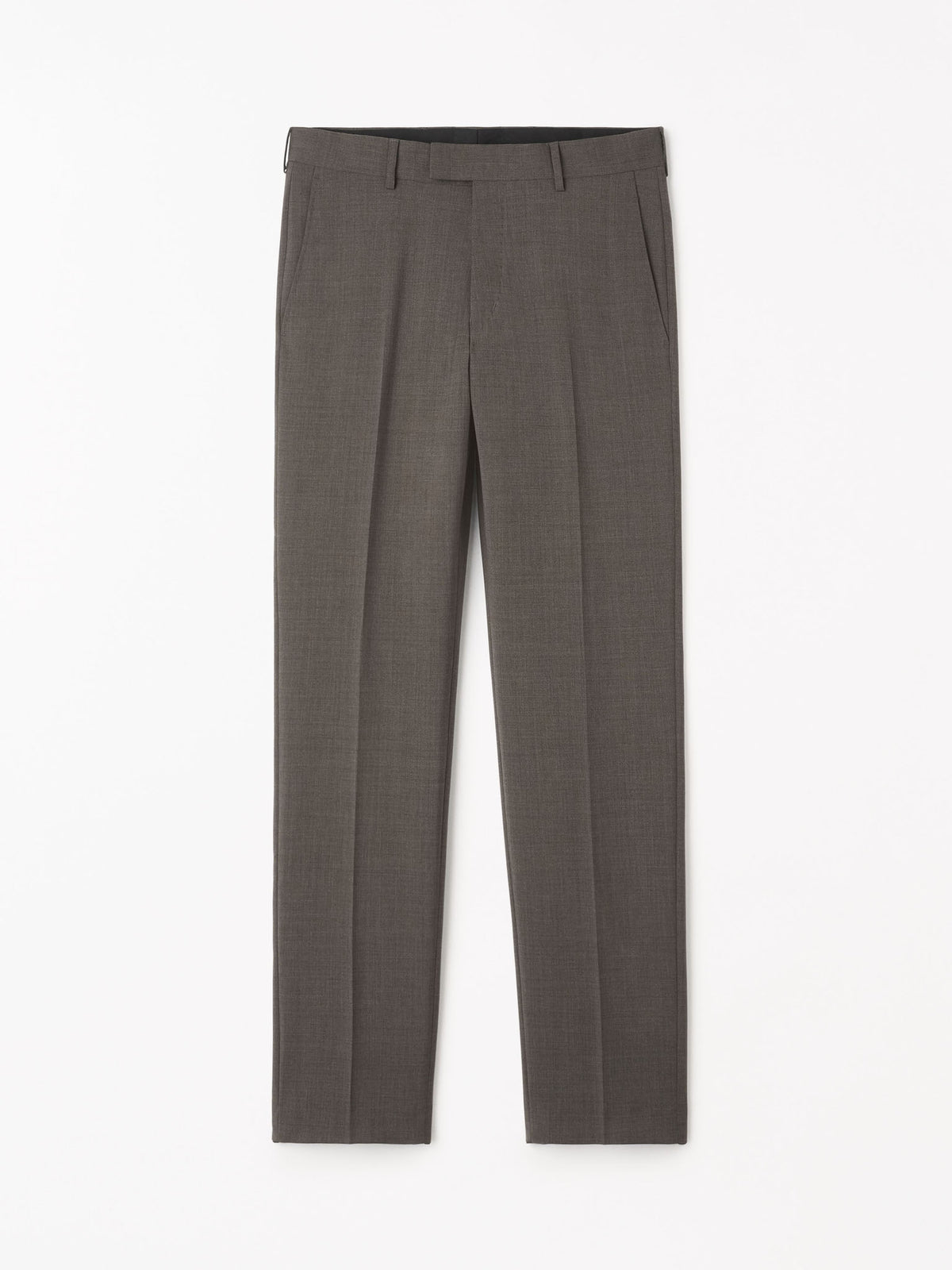 Tenuta Slim-Fit Byxor - Mörkbrun – framsida