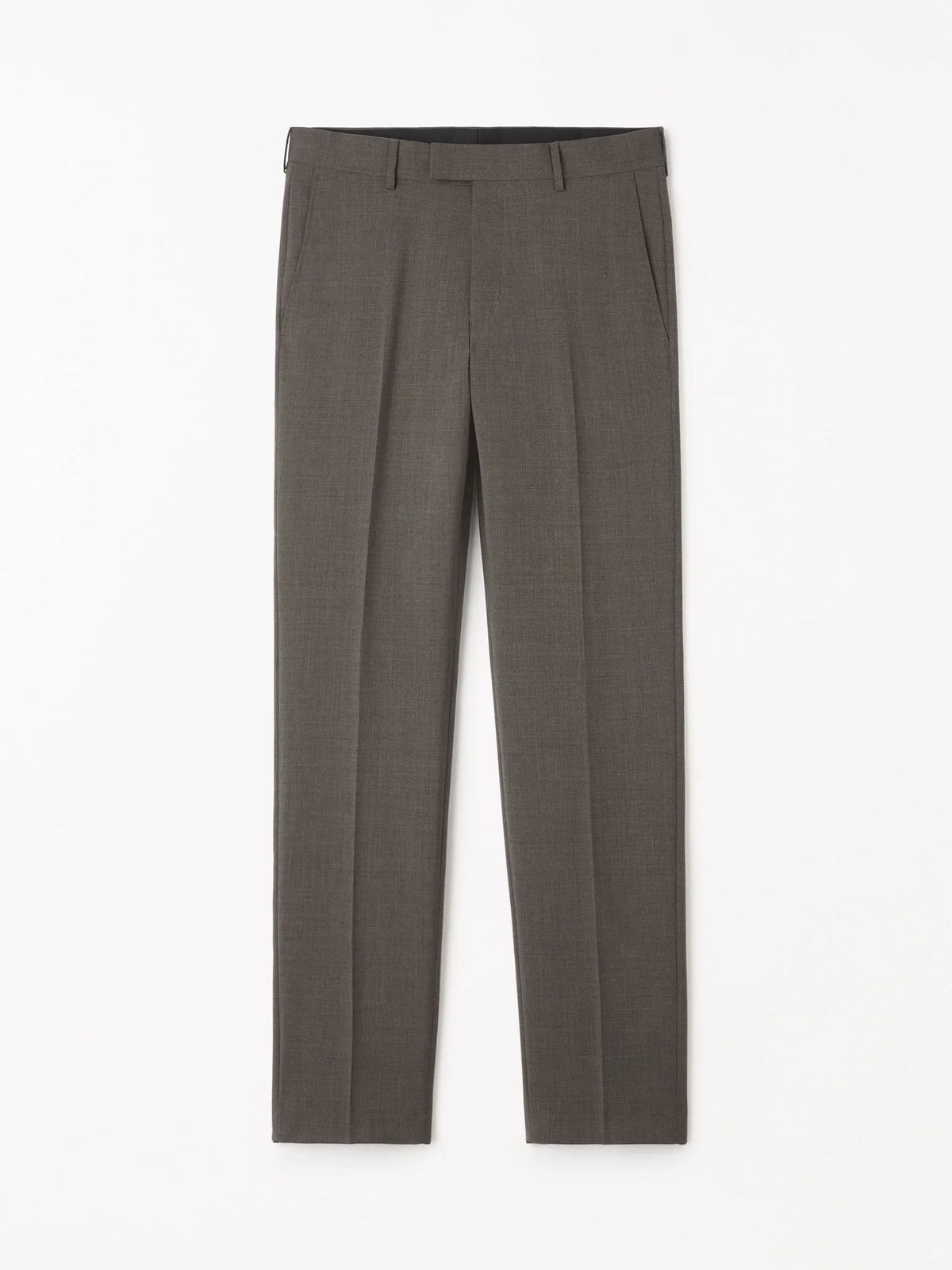 Tiger of Sweden Tenuta slim-fit byxor i mörkbrunt