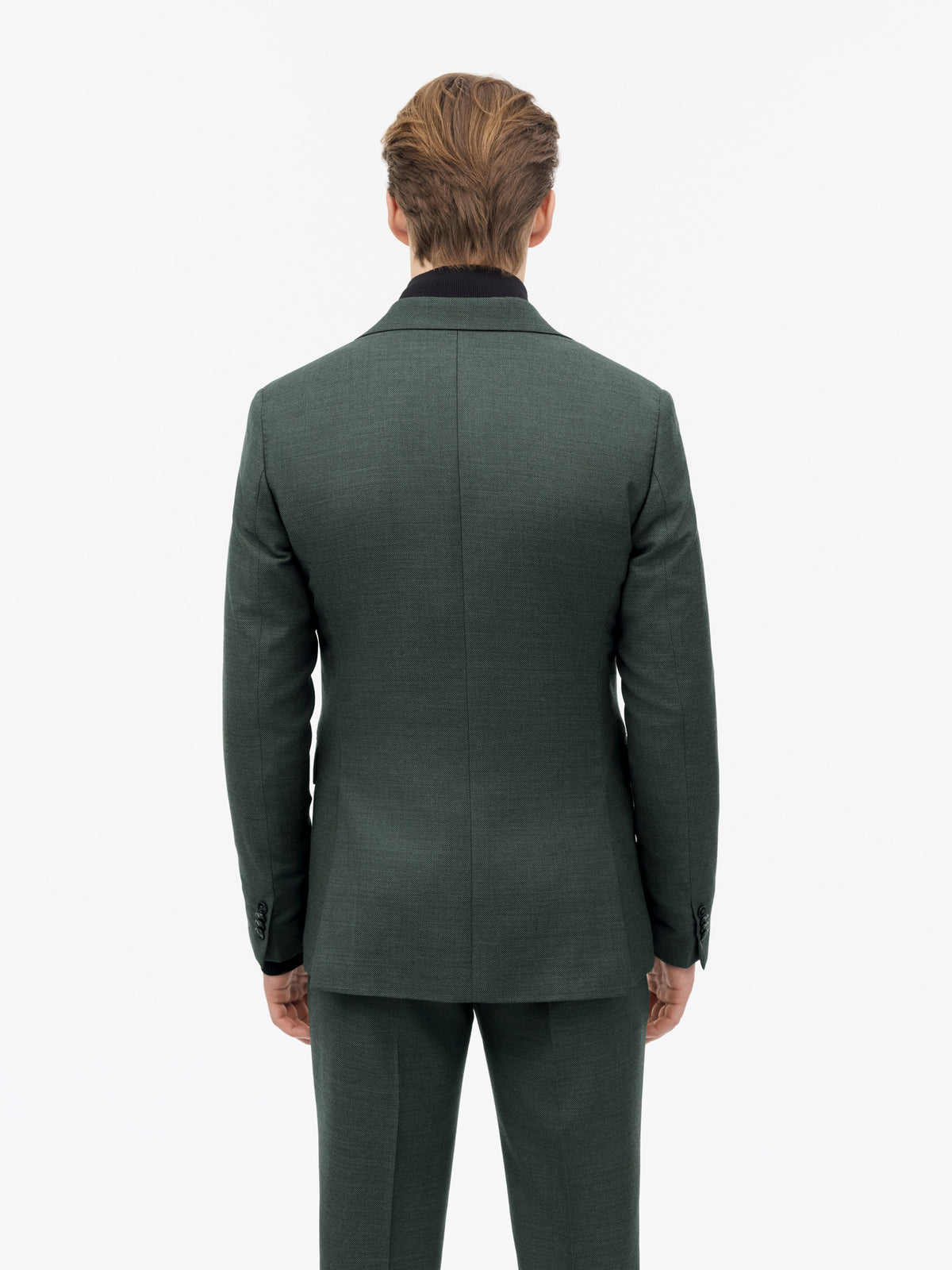 Ease Slim-Fit Kostym - Mörkgrön – baksida