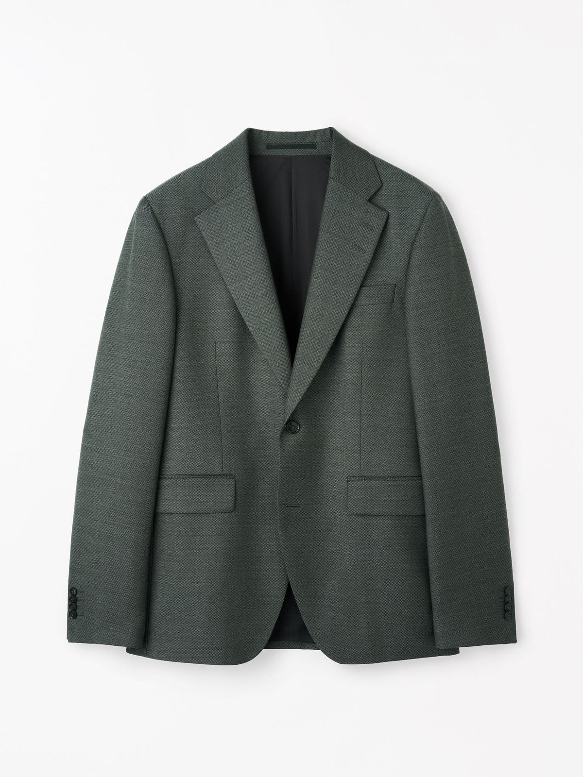 Ease Slim-Fit Kostym - Mörkgrön – framsida