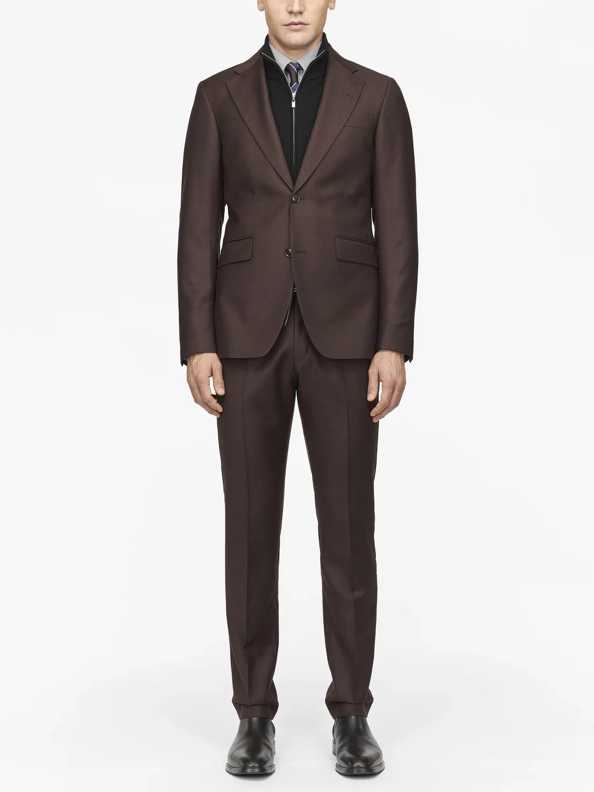 Tiger of Sweden Ease Slim-Fit Kostym - Aubergine