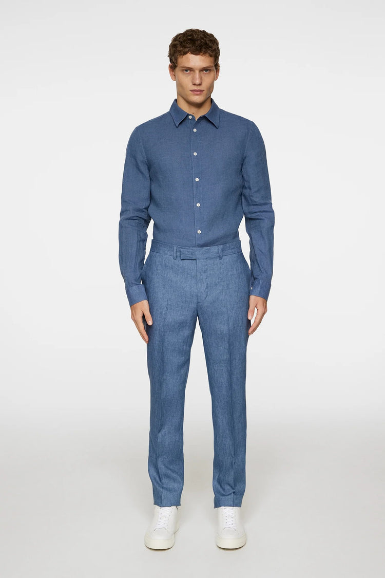 Grant Super Linen Pants - O539 Rain Washed