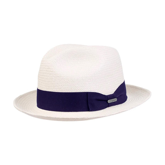 Trilby Panama Hat - 409 Navy