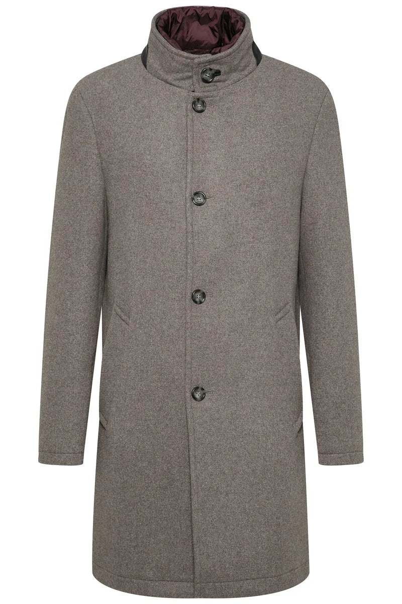 Digel Delray Premium City Coat - Taupe – baksida