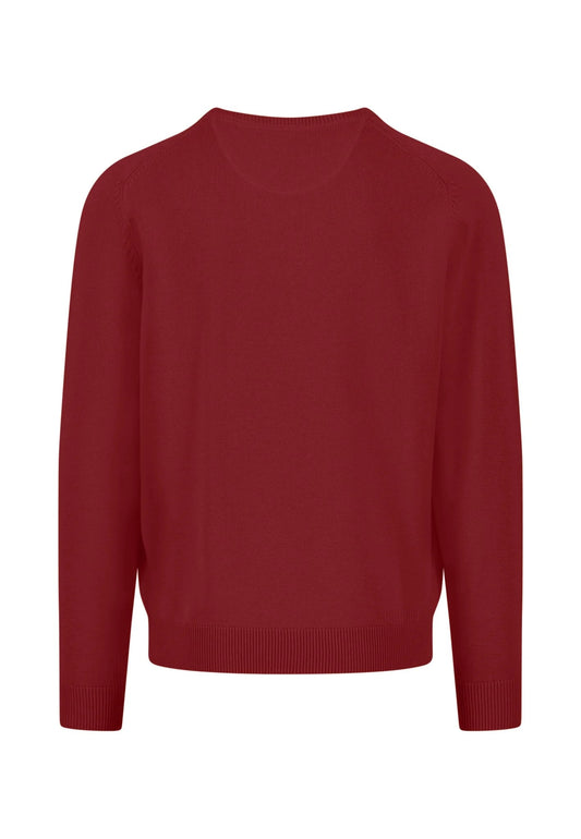 V-Neck, Supersoft - 367 Garnet Red