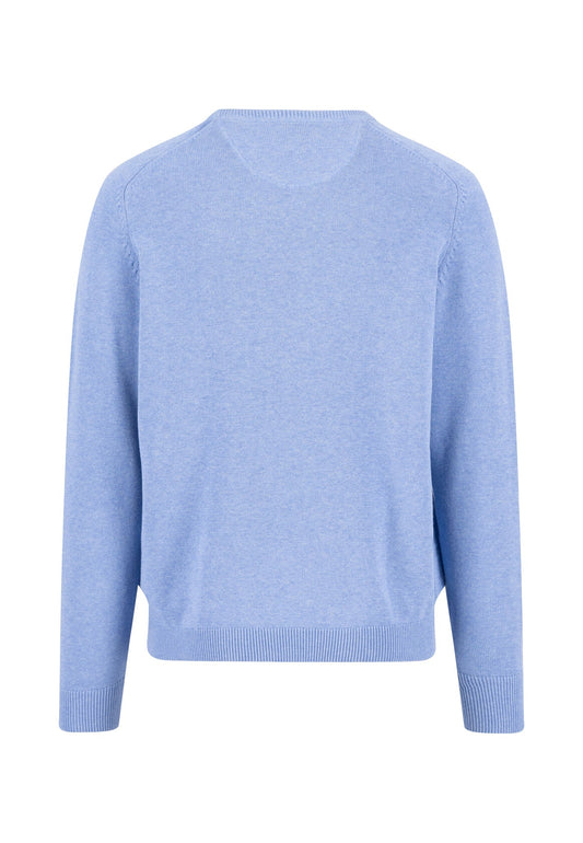 V-Neck, Supersoft - 604 crystal blue