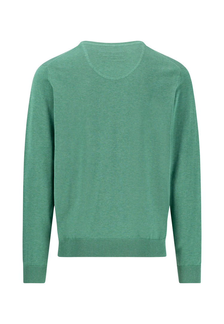 V-Neck, Superfine - 725 jade