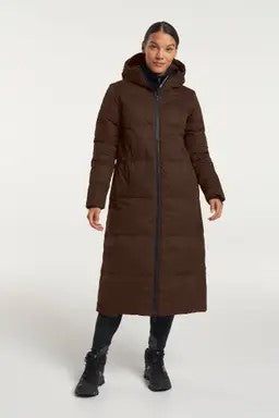 Shanna Down Coat - Dark Brown