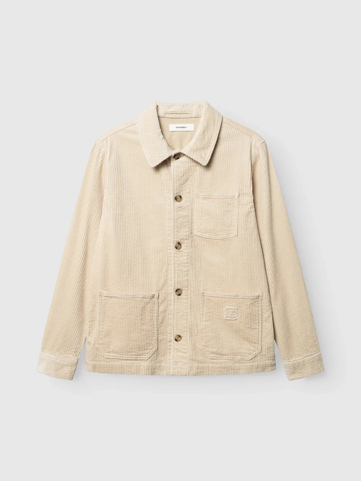 GABbeta Ibre LS Overshirt - Birch – bild 1