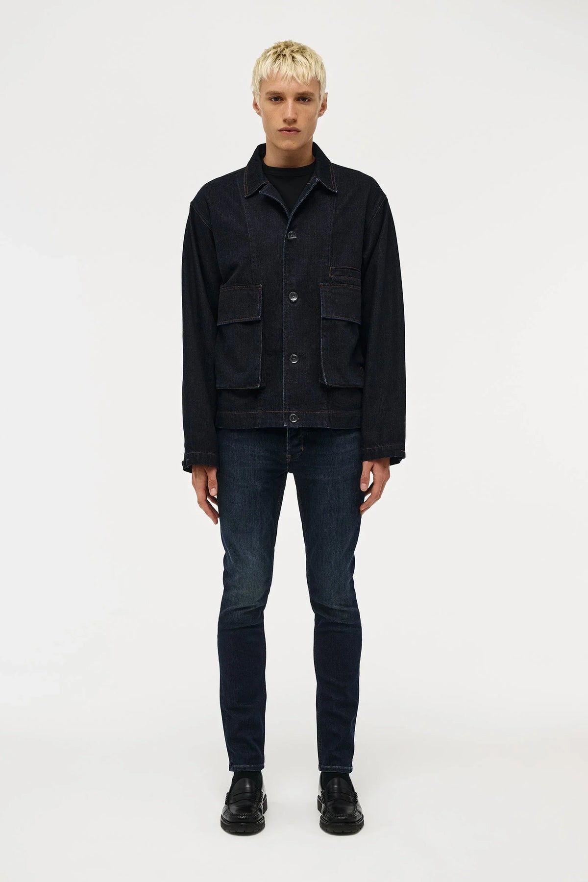 Neuw Lou Slim Blue Sunday Jeans - Mellanblå – framsida