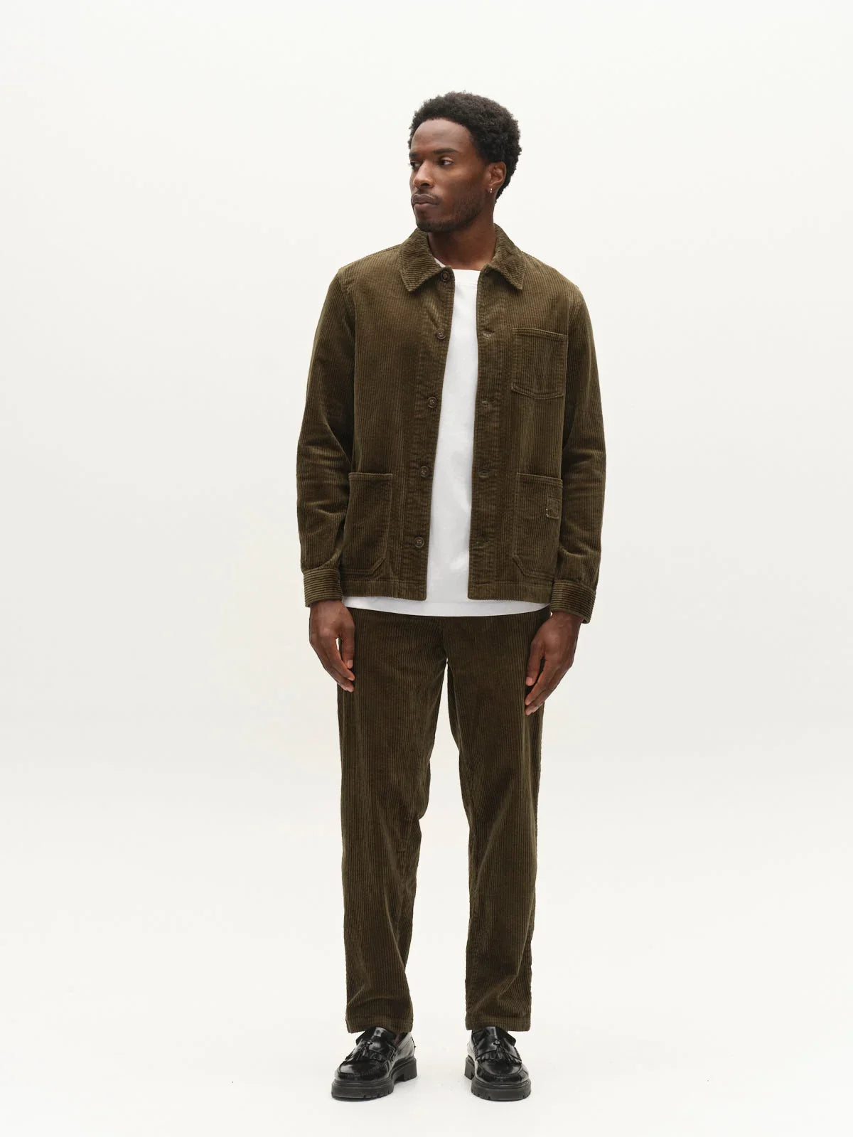 GABbeta Ibre LS Overshirt - Forest Night – bild 2