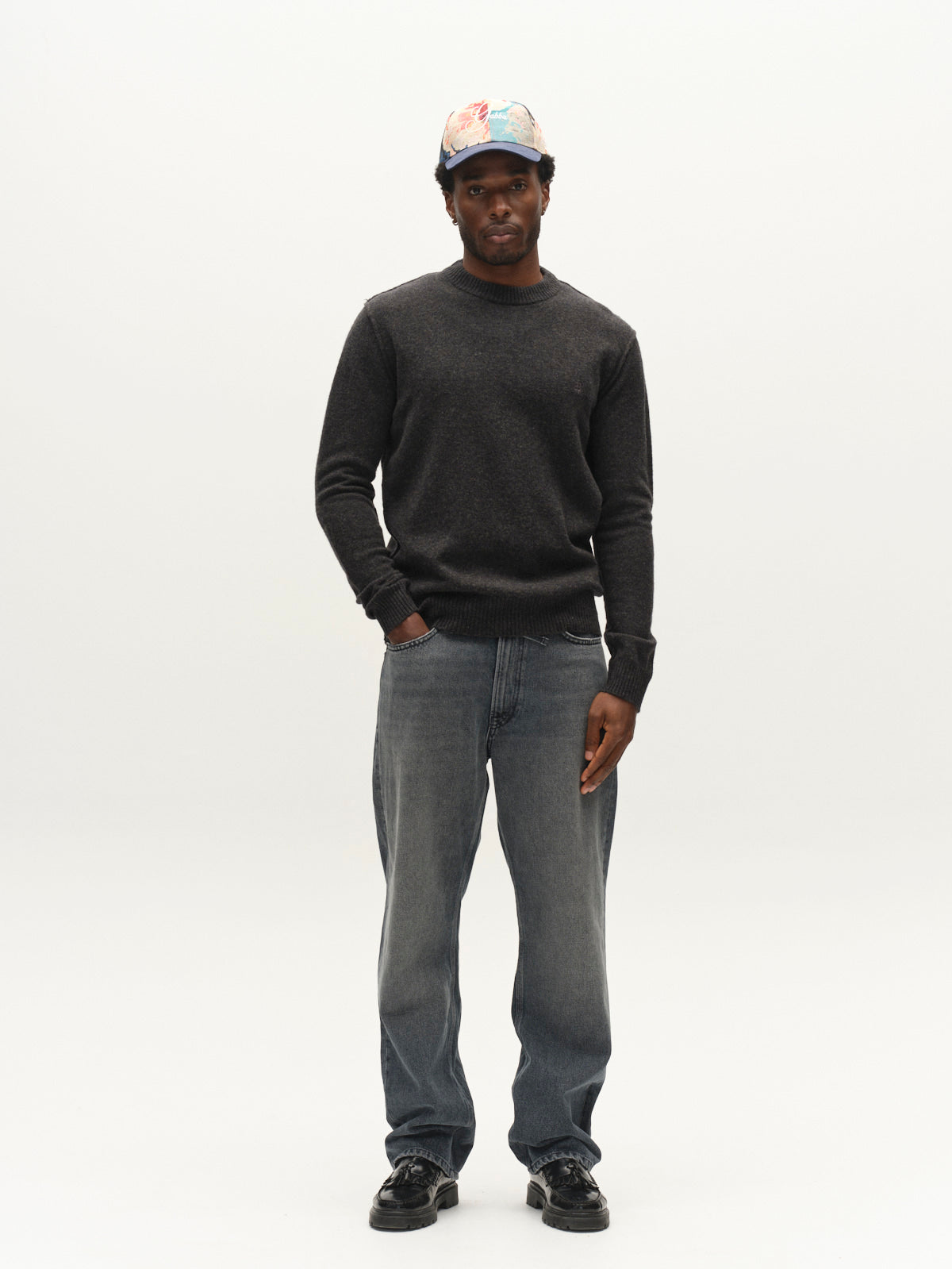 GABtokota Element Aico LS Knit - Dark Grey Mel. – bild 2
