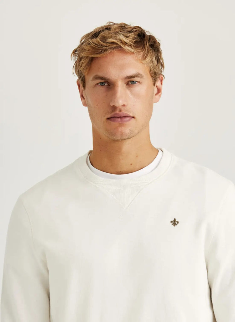 Watson Slub Sweatshirt - 02 Off white