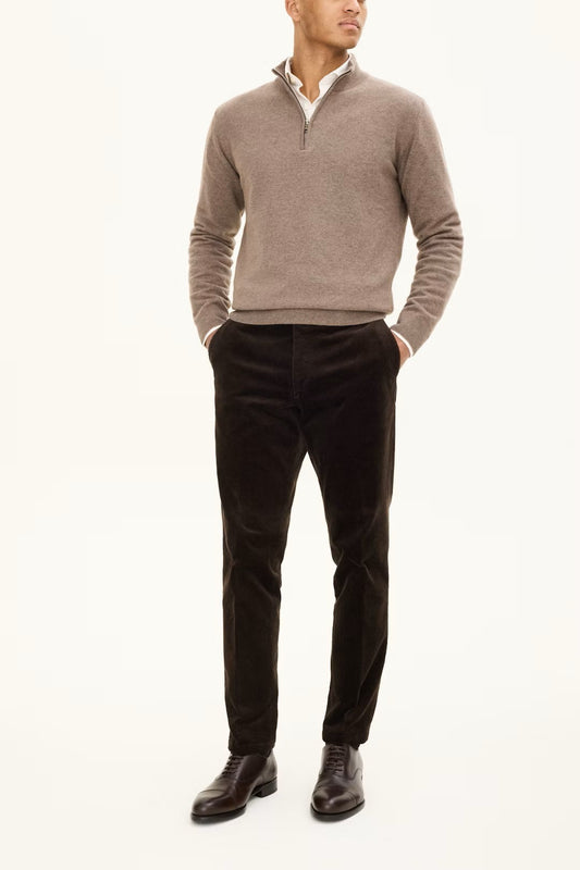 Patton Half Zip - 406 Walnut Beige