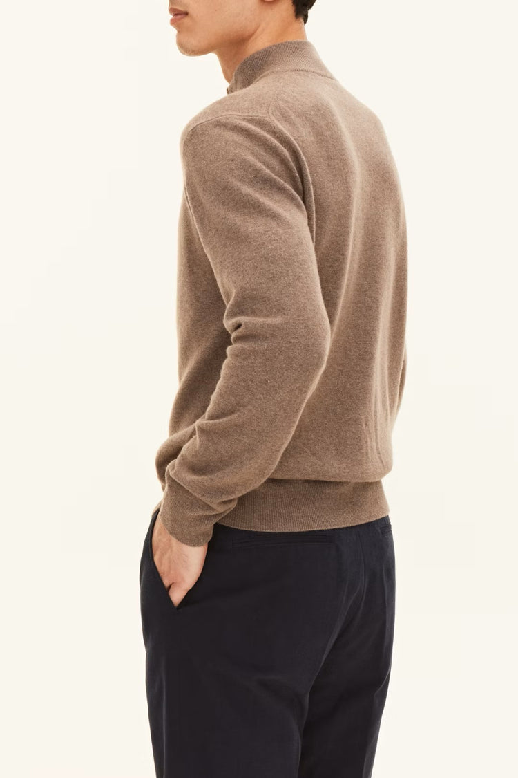 Patton Half Zip - 406 Walnut Beige