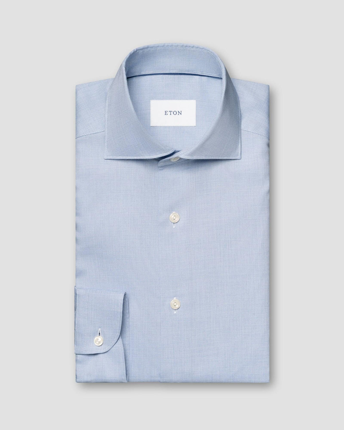 Signature Oxford-skjorta Casual fit - Blå – framsida
