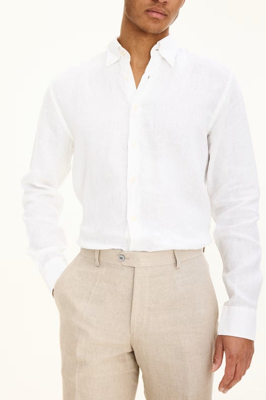 Reg Fit BD Signature Linen - 921 Optical White