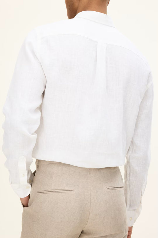 Reg Fit BD Signature Linen - 921 Optical White