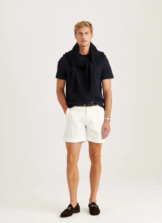 Jeffrey Summer Chino Shorts 10" - 02 Off white