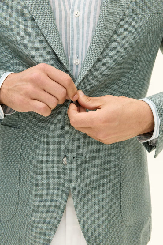 Ferry Patch Soft Blazer - 880 Laurel Green