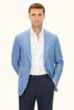 Ferry Soft Blazer Linne - Blueberry Blue