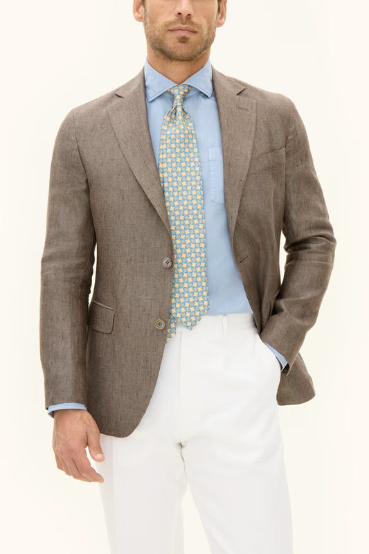 Ferry Soft Blazer Linne - 546 Dusk Brown