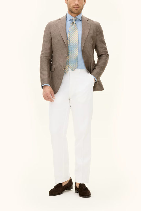 Ferry Soft Blazer Linne - 546 Dusk Brown