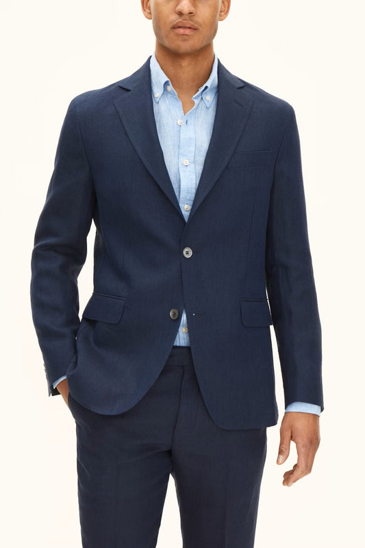 Ferry Soft Blazer Linne - 210 Navy