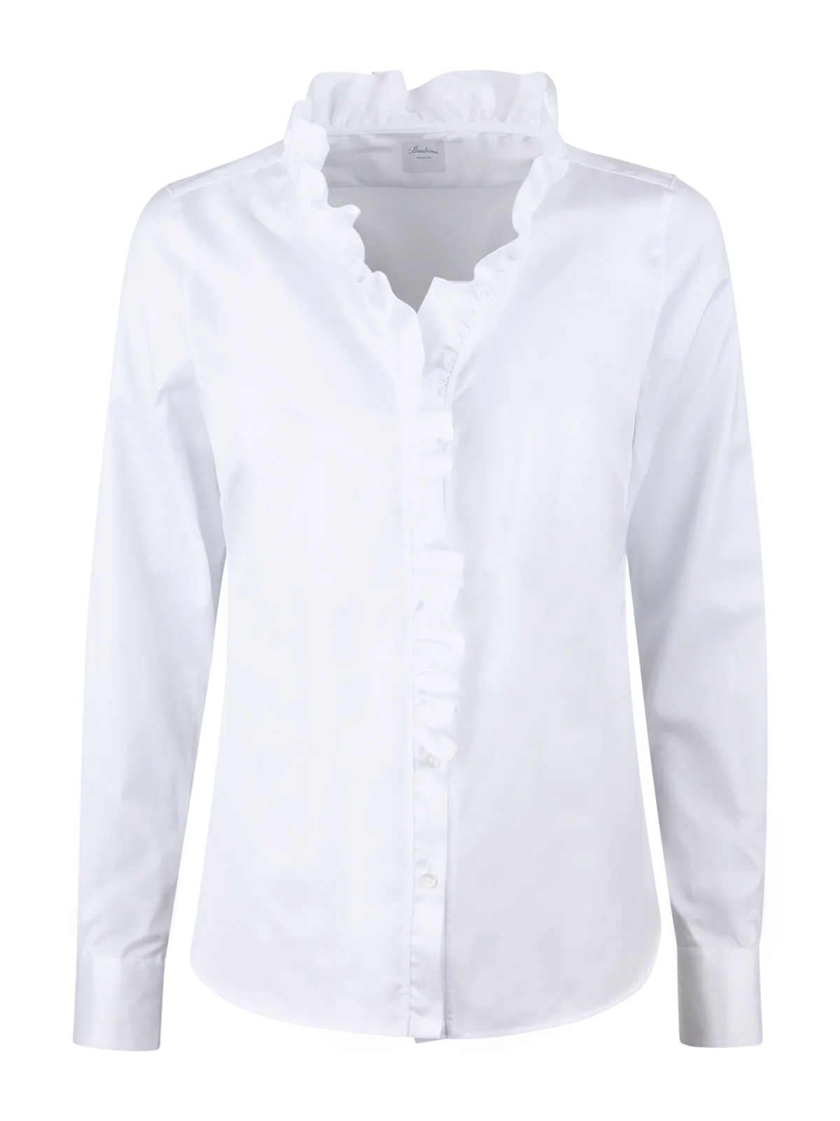 Marissa volangblus Regular - Vit – framsida