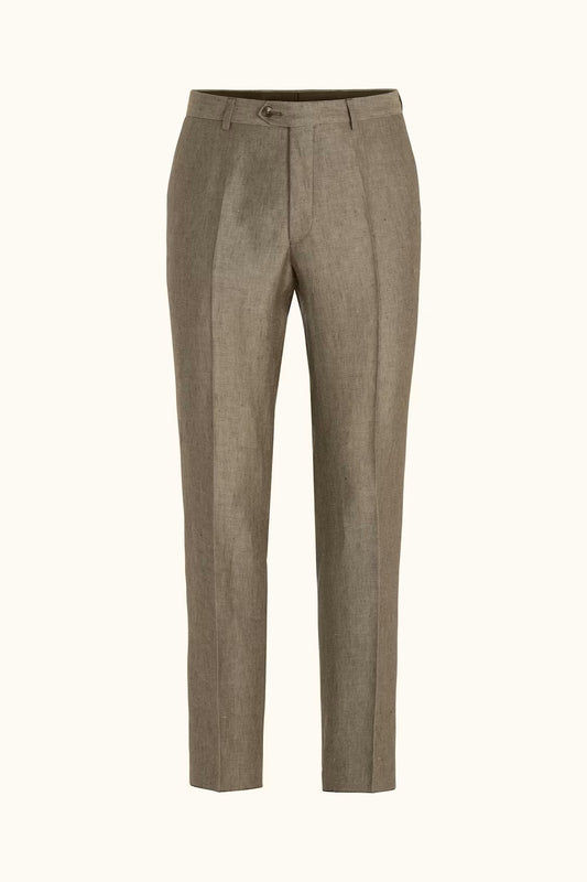 Denz Trousers Linne - 546 dusk brown