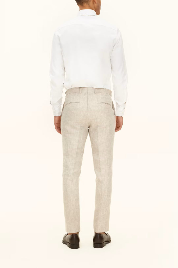 Denz Trousers Linne - 470 Trench Beige