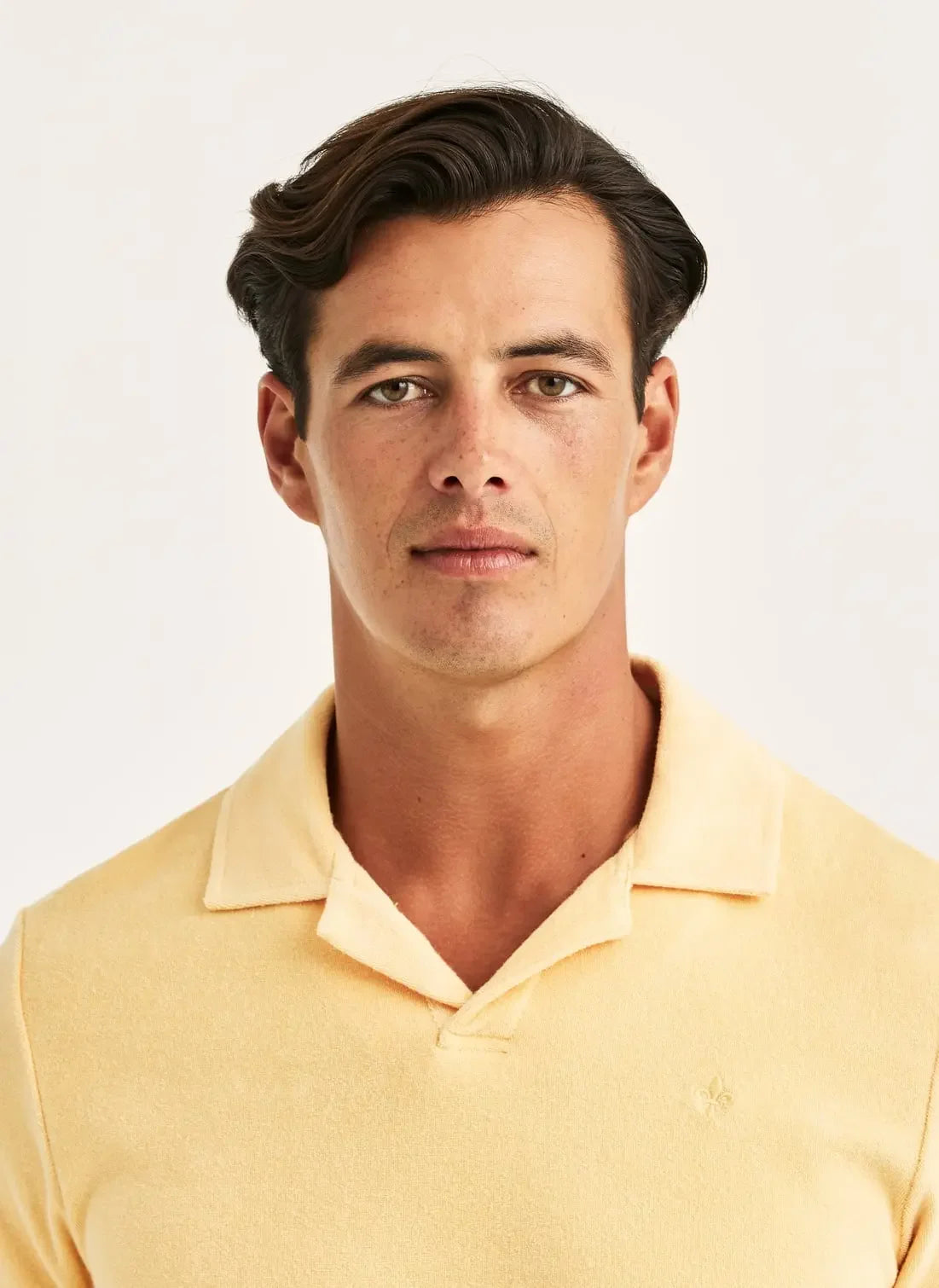 Delon Terry pikétröja orange herr