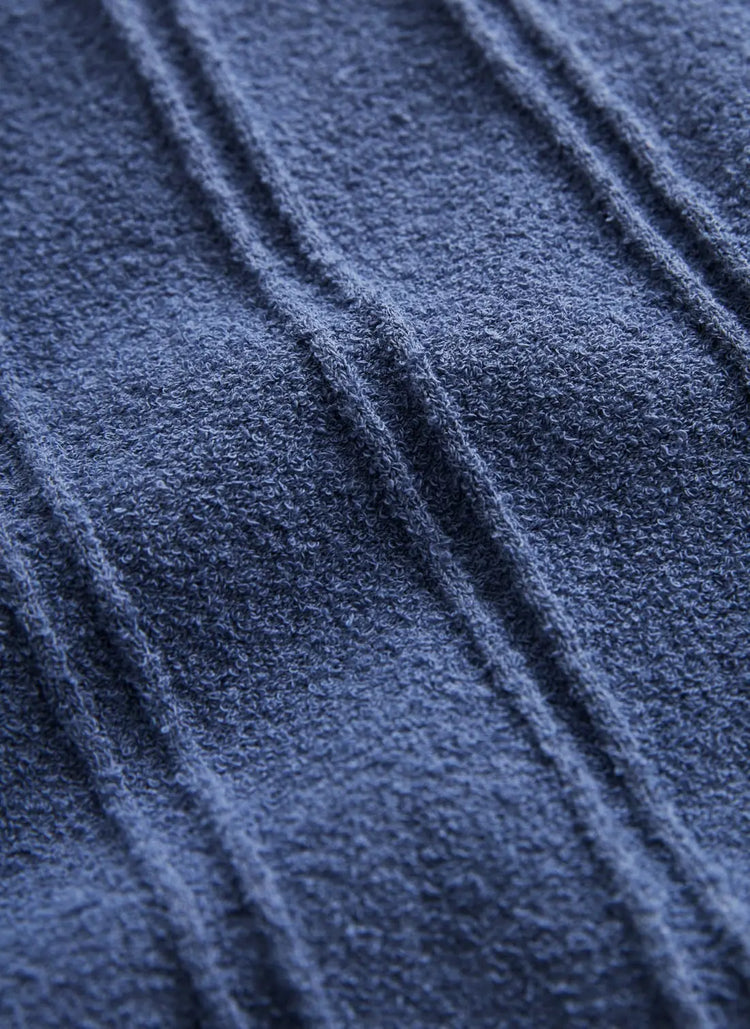 Clayton Knitted Shirt - Blue