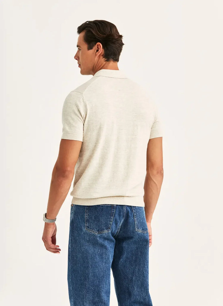Randall Resort Polo khaki kortärmad herrpiké