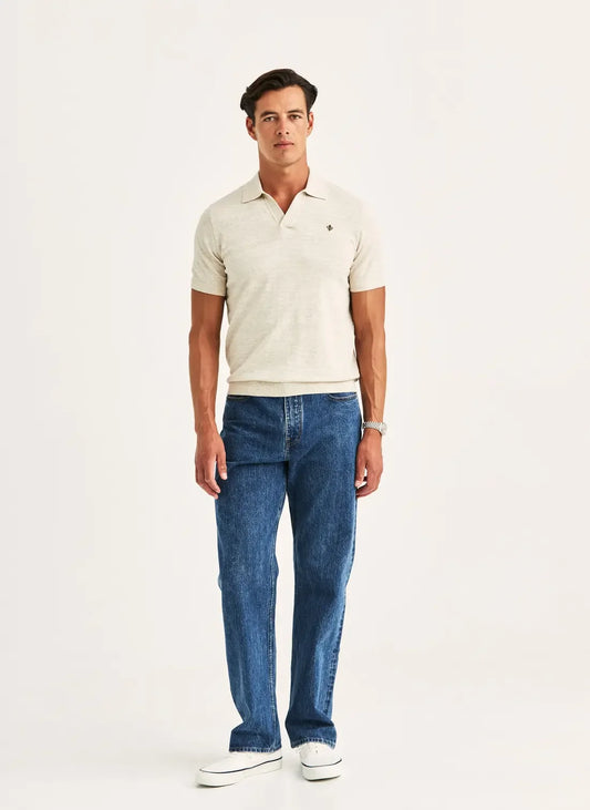 Randall Resort Polo khaki kortärmad herrpiké