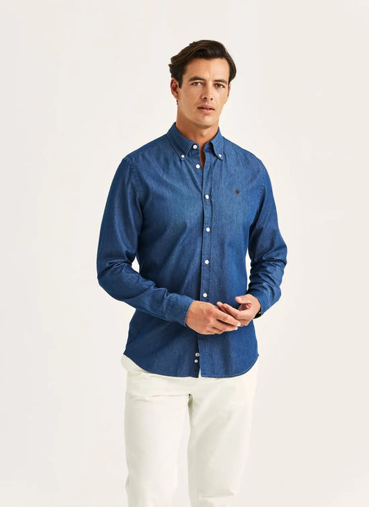 Light Denim Shirt - Old Blue