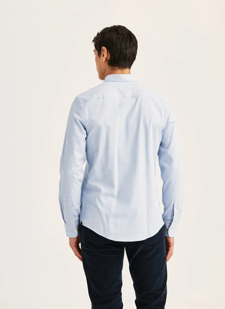 Watts Flannel Shirt - Light blue