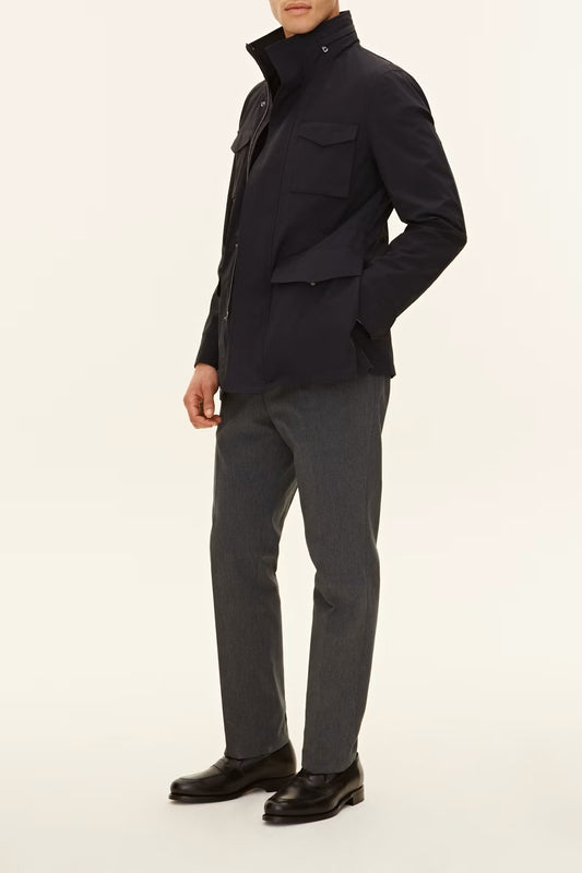 Nylon 3-lager M-65 Jacka - Navy