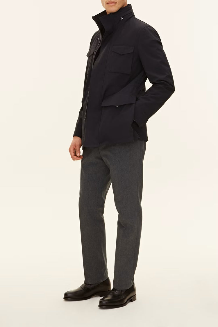 Nylon 3-lager M-65 Jacka - Navy