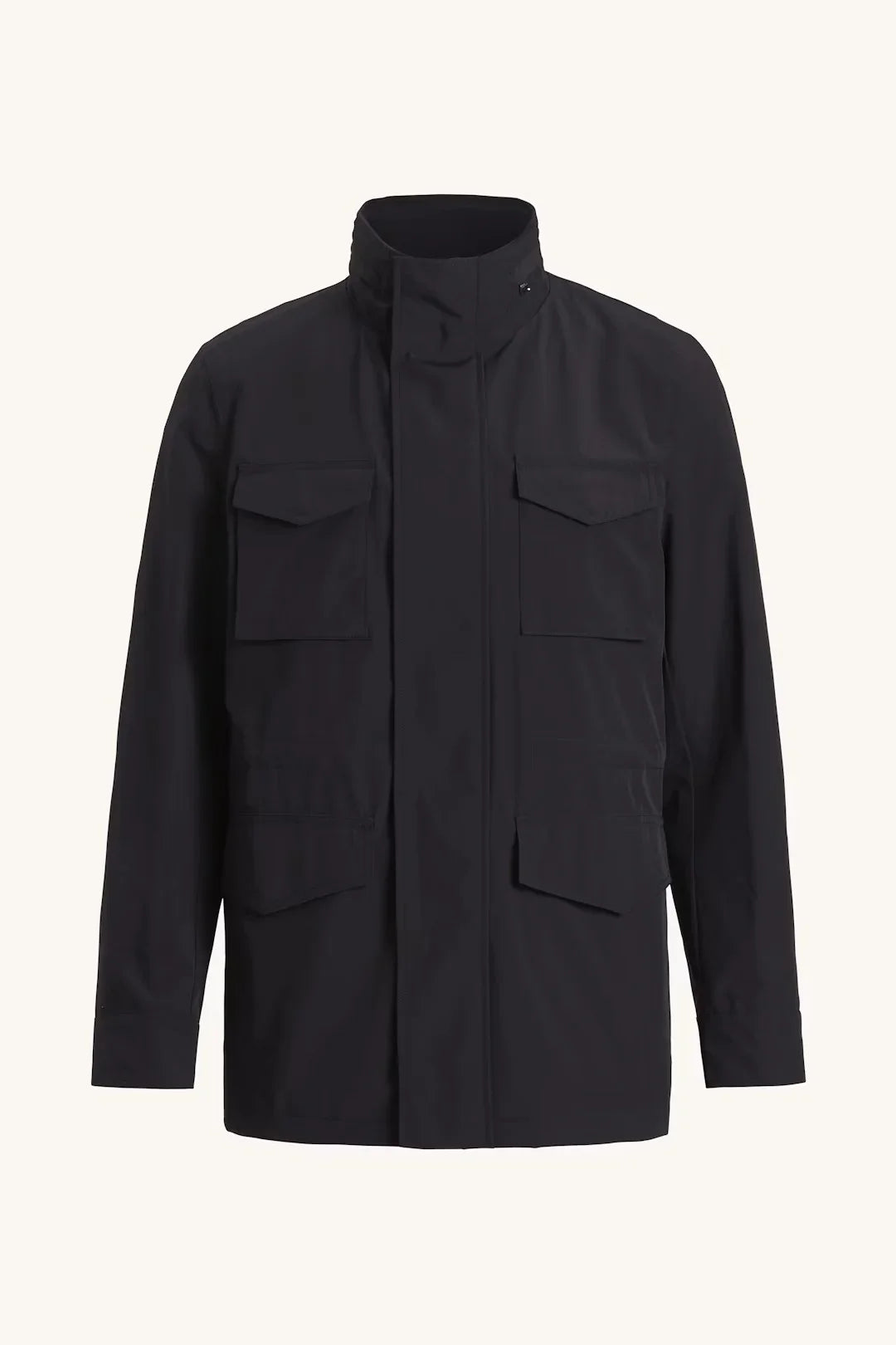 Oscar Jacobson herr jacka navy M-65 Field Jacket, fyra fickor framtill