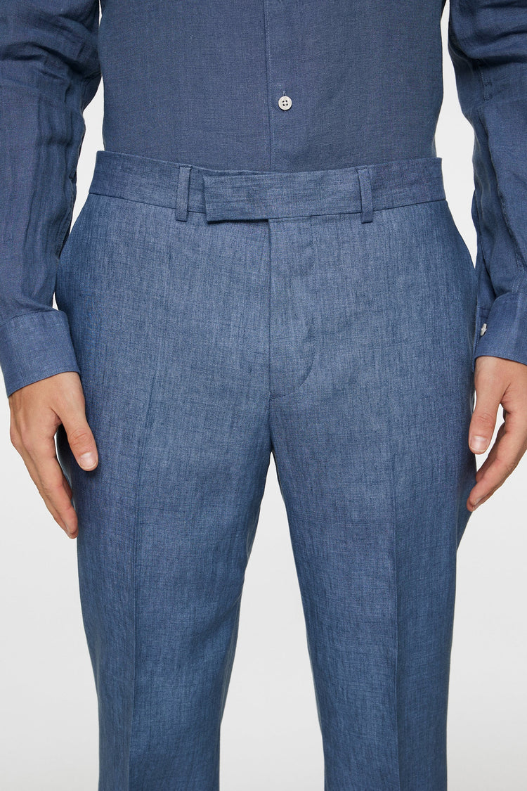 Grant Super Linen Pants - O539 Rain Washed