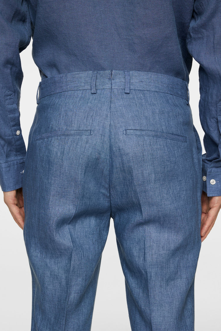 Grant Super Linen Pants - O539 Rain Washed