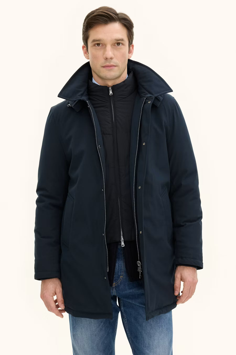 Wynter Padded Jacket - Mörkblå