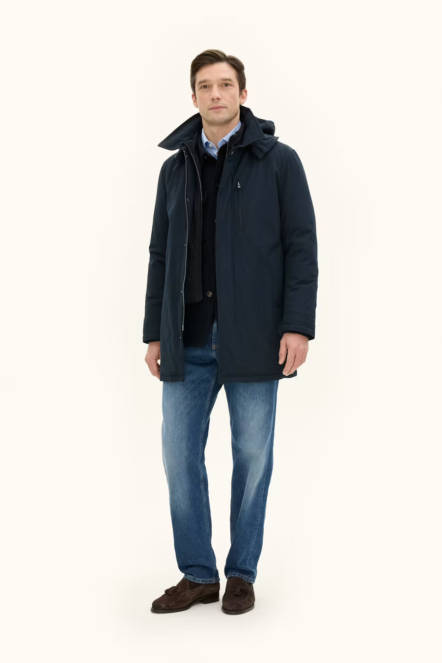 Wynter Padded Jacket - Mörkblå