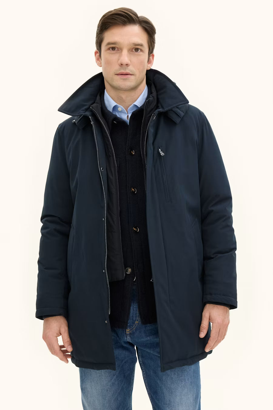 Wynter Padded Jacket - Mörkblå
