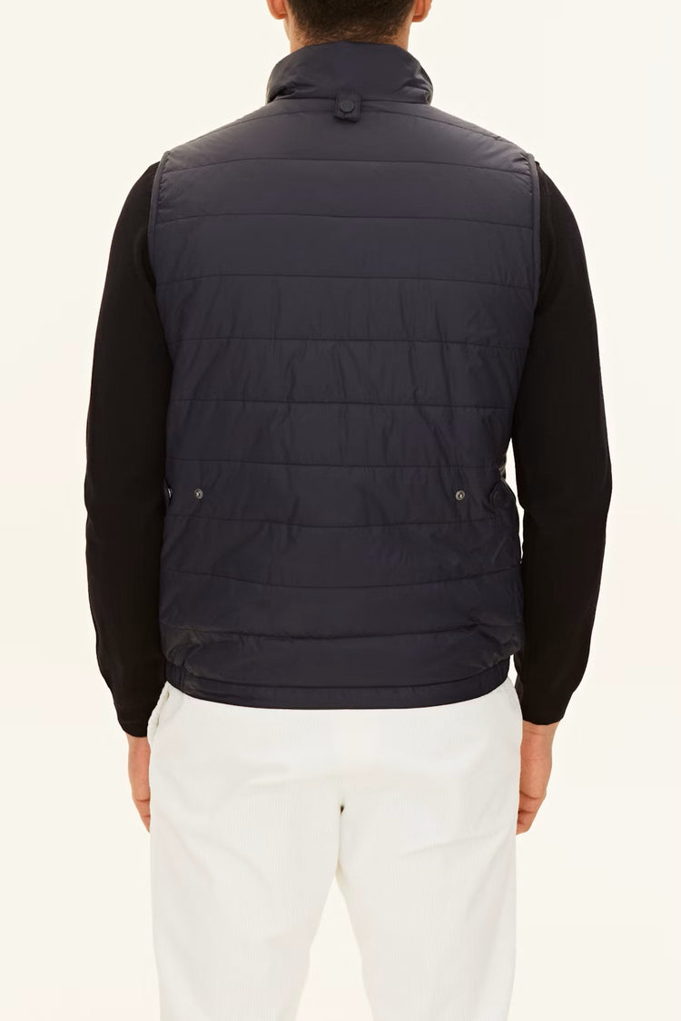 Lätt vadderad Nylon Väst - Navy